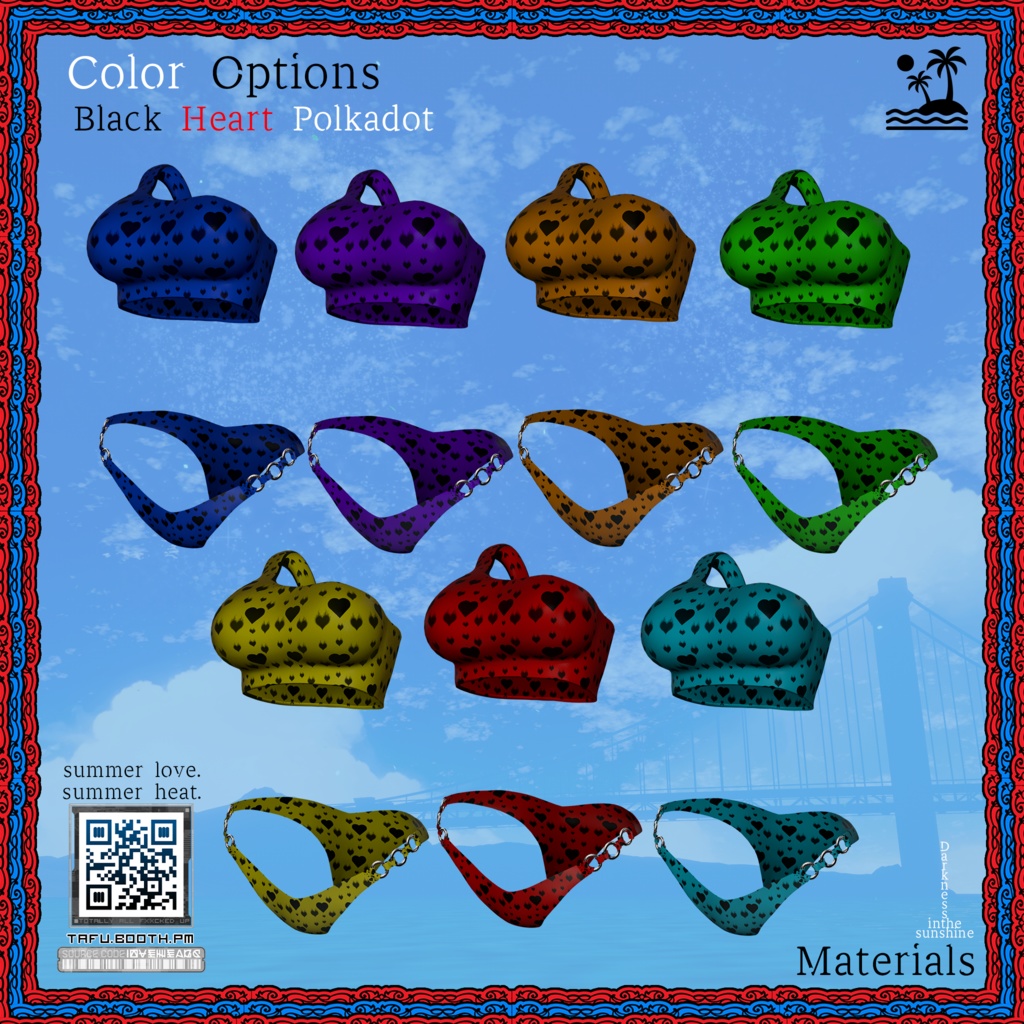Lovewear C|VRChat ビキニ衣装 ❤️🔥10アバター対応
