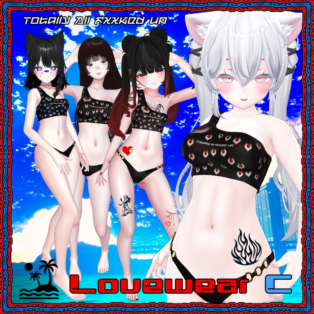 Lovewear C ~ ビキニ ~ [5 Avatars] [Sio] [Manuka] [Shinra] [Milfy] [Shinano] ❤️‍🔥 TafuStore 衣類 ❤️‍🔥 