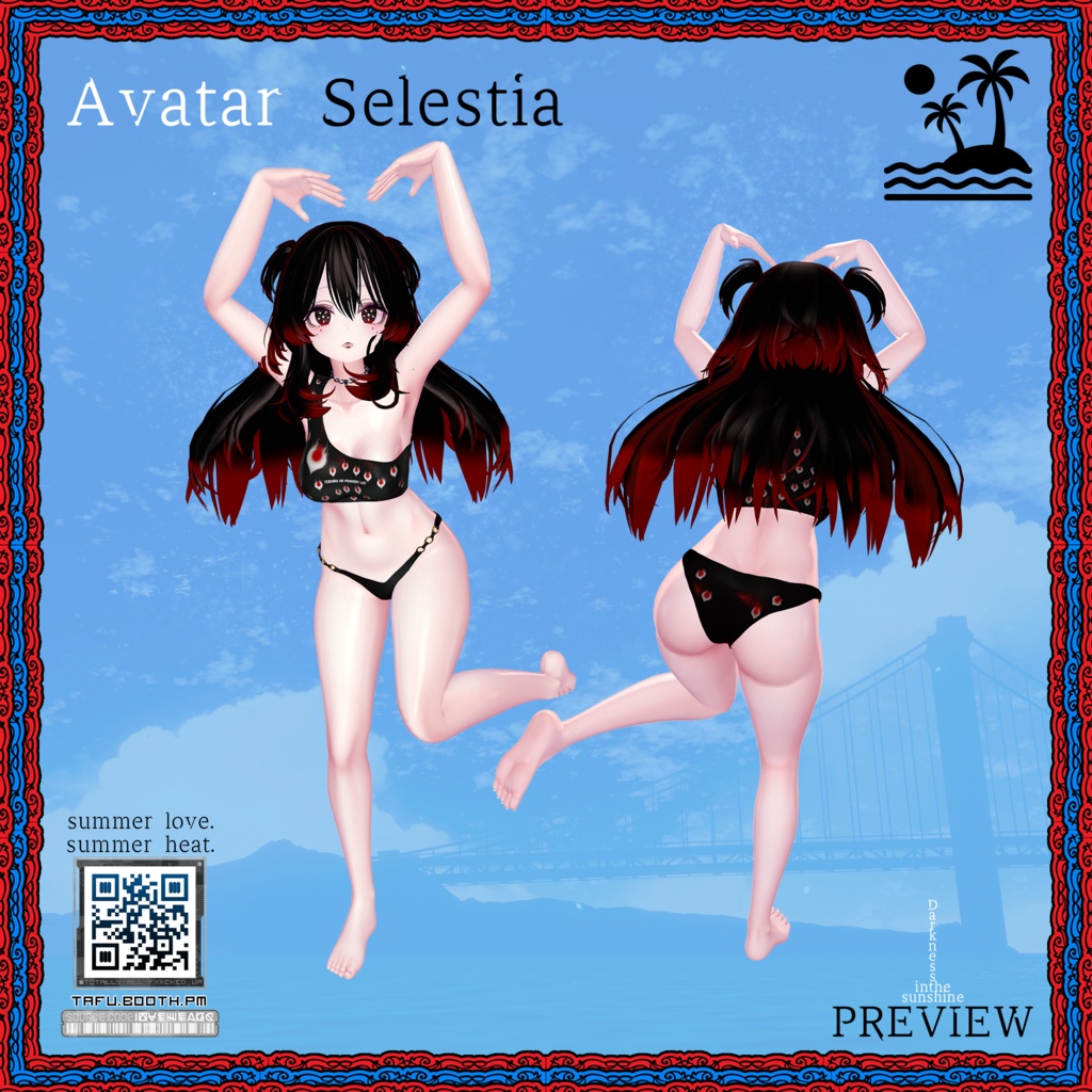 Lovewear C|VRChat ビキニ衣装 ❤️🔥10アバター対応