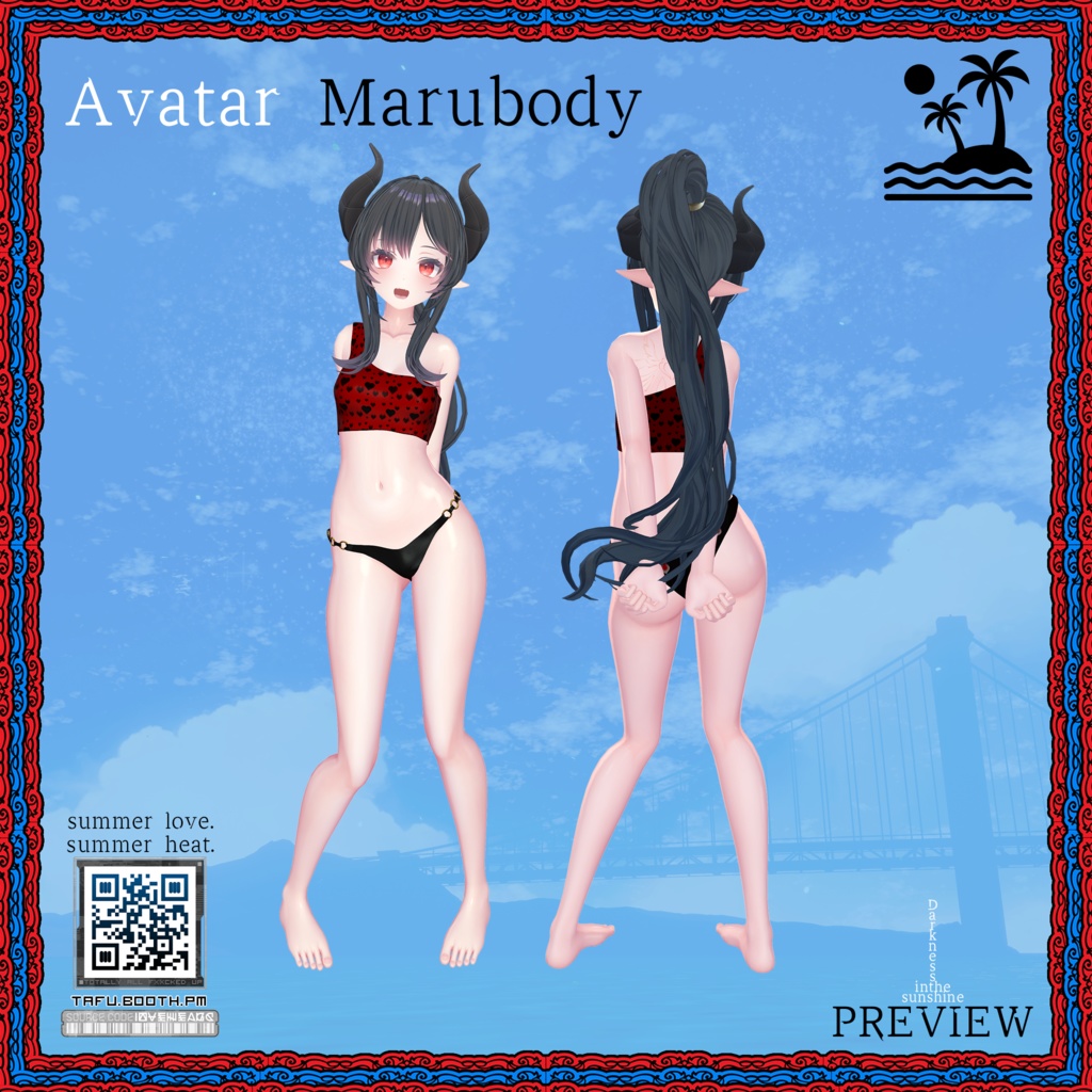 Lovewear C|VRChat ビキニ衣装 ❤️🔥10アバター対応