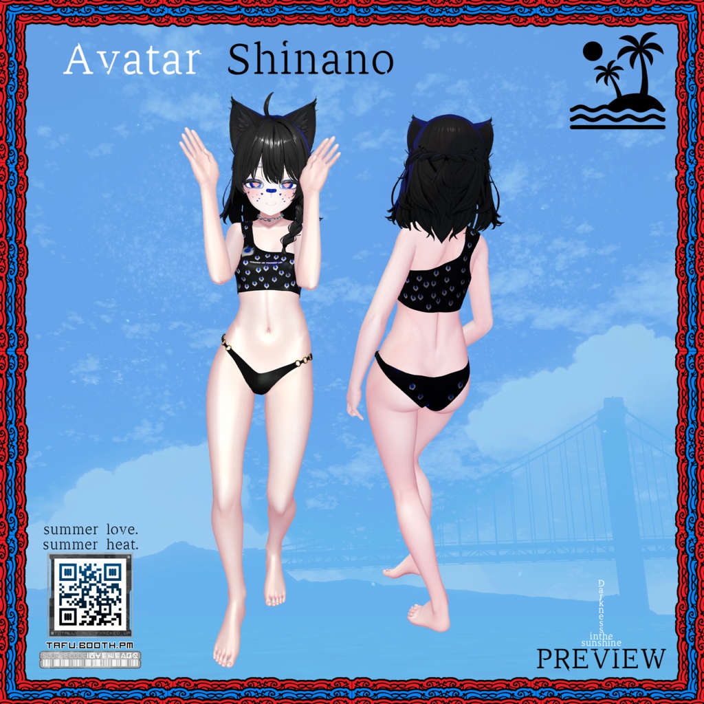 Lovewear C|VRChat ビキニ衣装 ❤️🔥10アバター対応