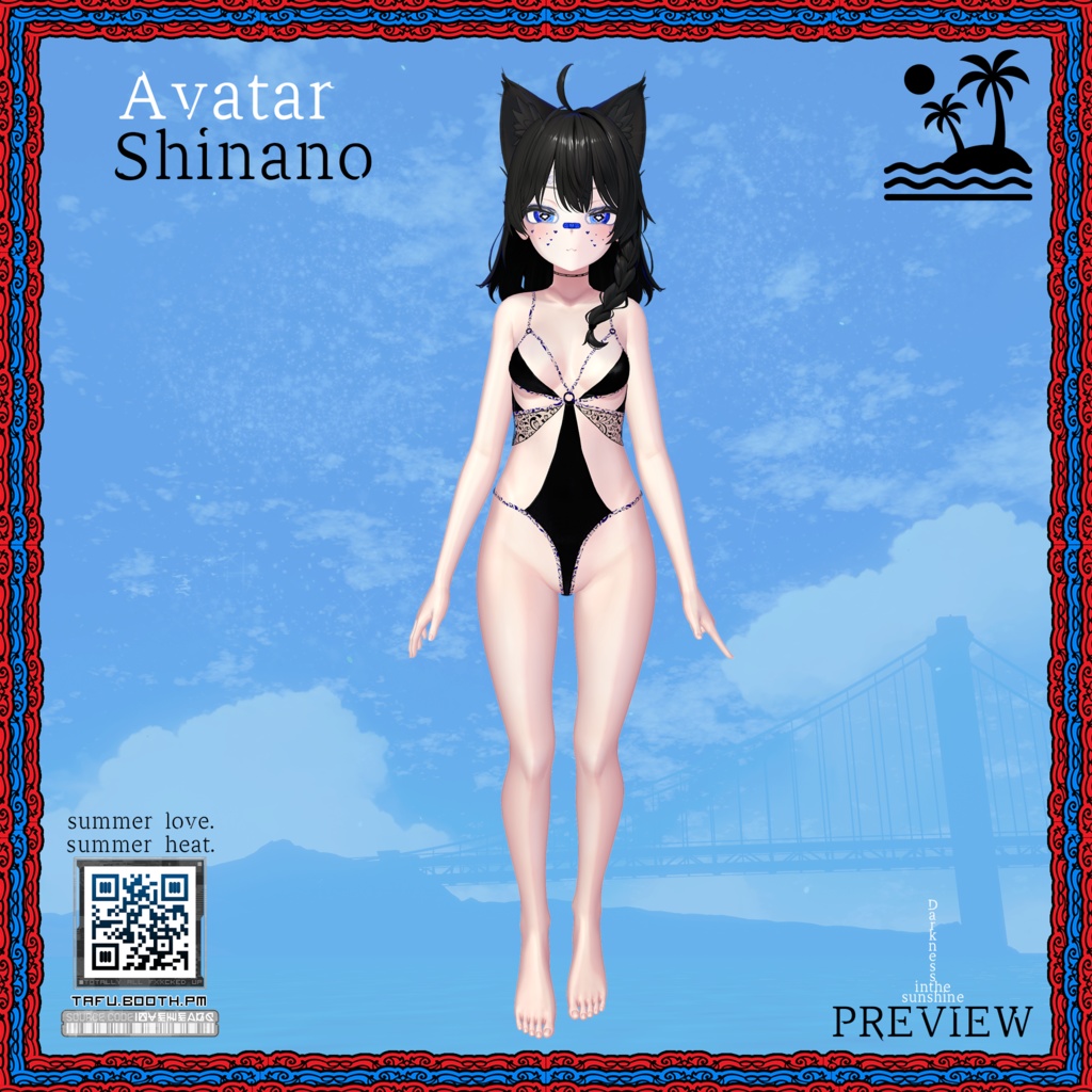 Lovewear B|VRChat ビキニ衣装 ❤️🔥10アバター対応