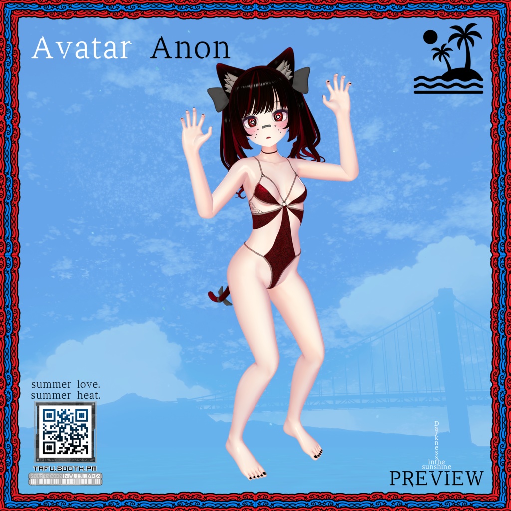 Lovewear B|VRChat ビキニ衣装 ❤️🔥10アバター対応