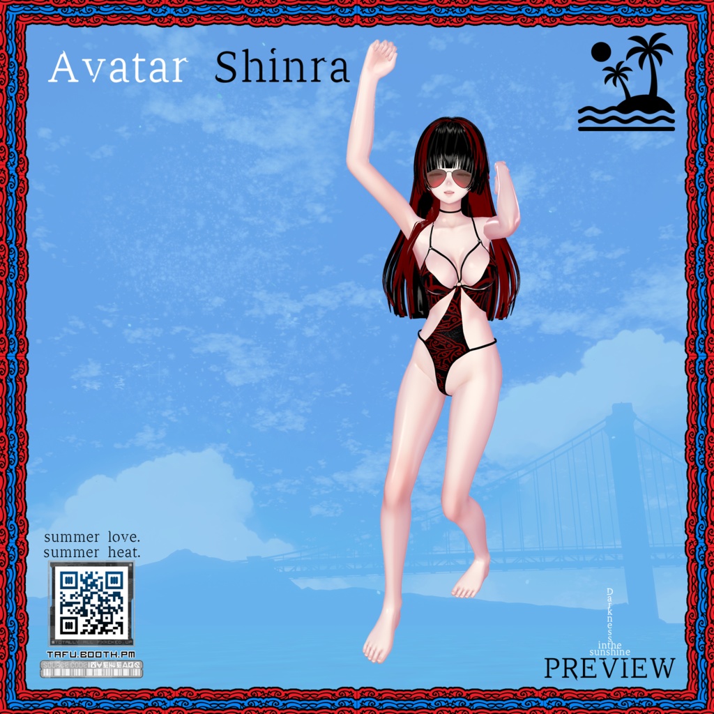 Lovewear B|VRChat ビキニ衣装 ❤️🔥10アバター対応