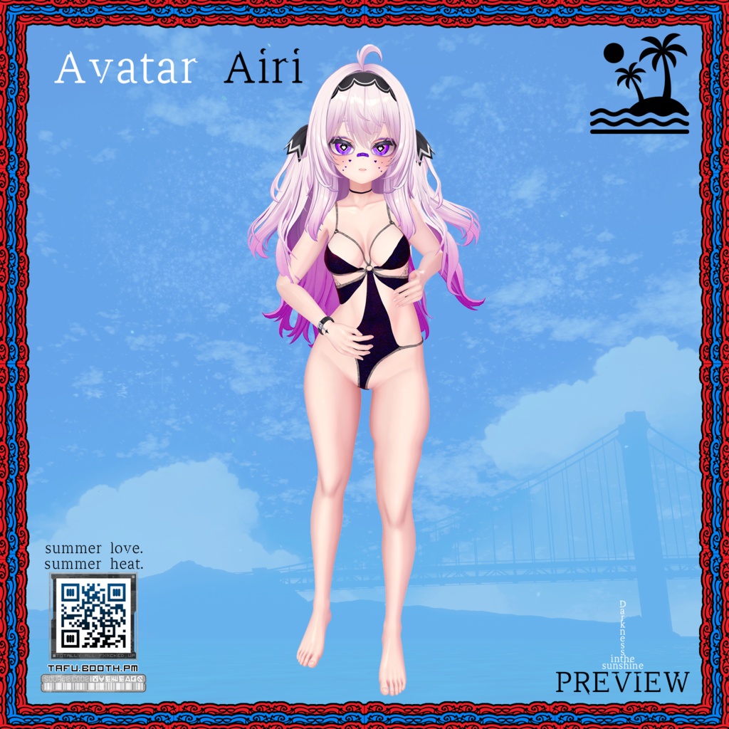 Lovewear B|VRChat ビキニ衣装 ❤️🔥10アバター対応