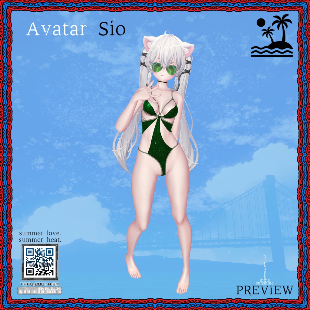 Lovewear B|VRChat ビキニ衣装 ❤️🔥10アバター対応