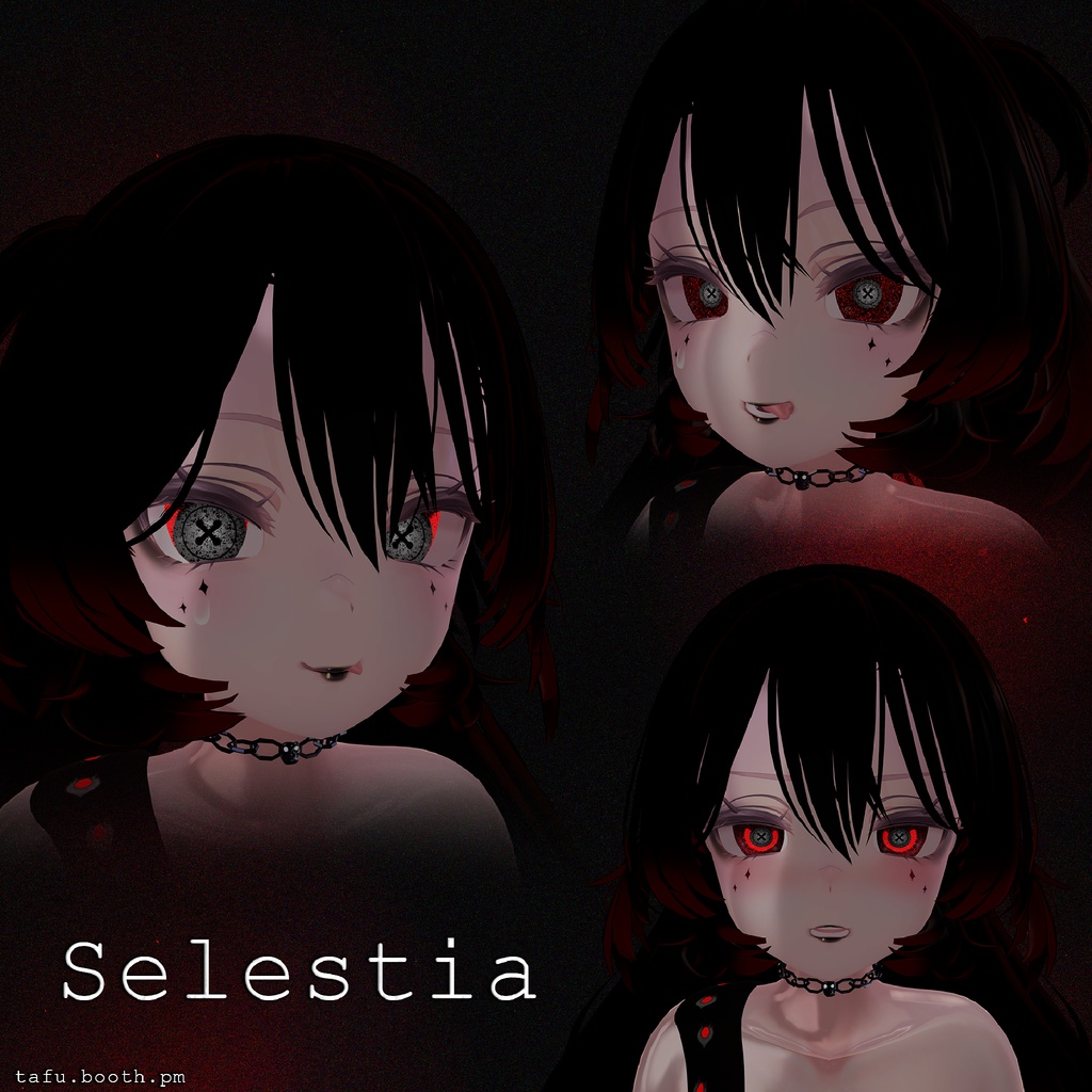 Swarm Vision ♥ VRChat 瞳テクスチャ ♥ 19アバター対応 ♥ Eye Texture