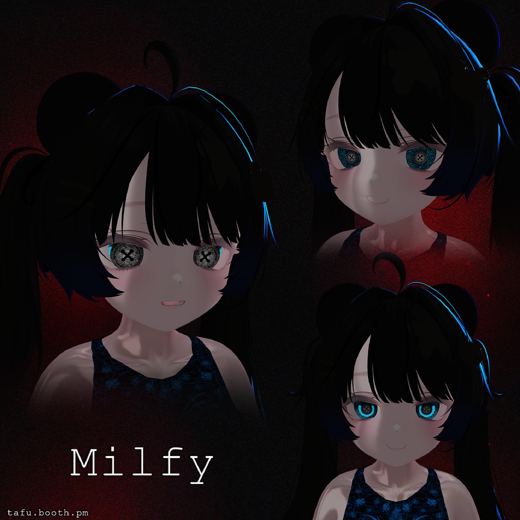 Swarm Vision ♥ VRChat 瞳テクスチャ ♥ 19アバター対応 ♥ Eye Texture