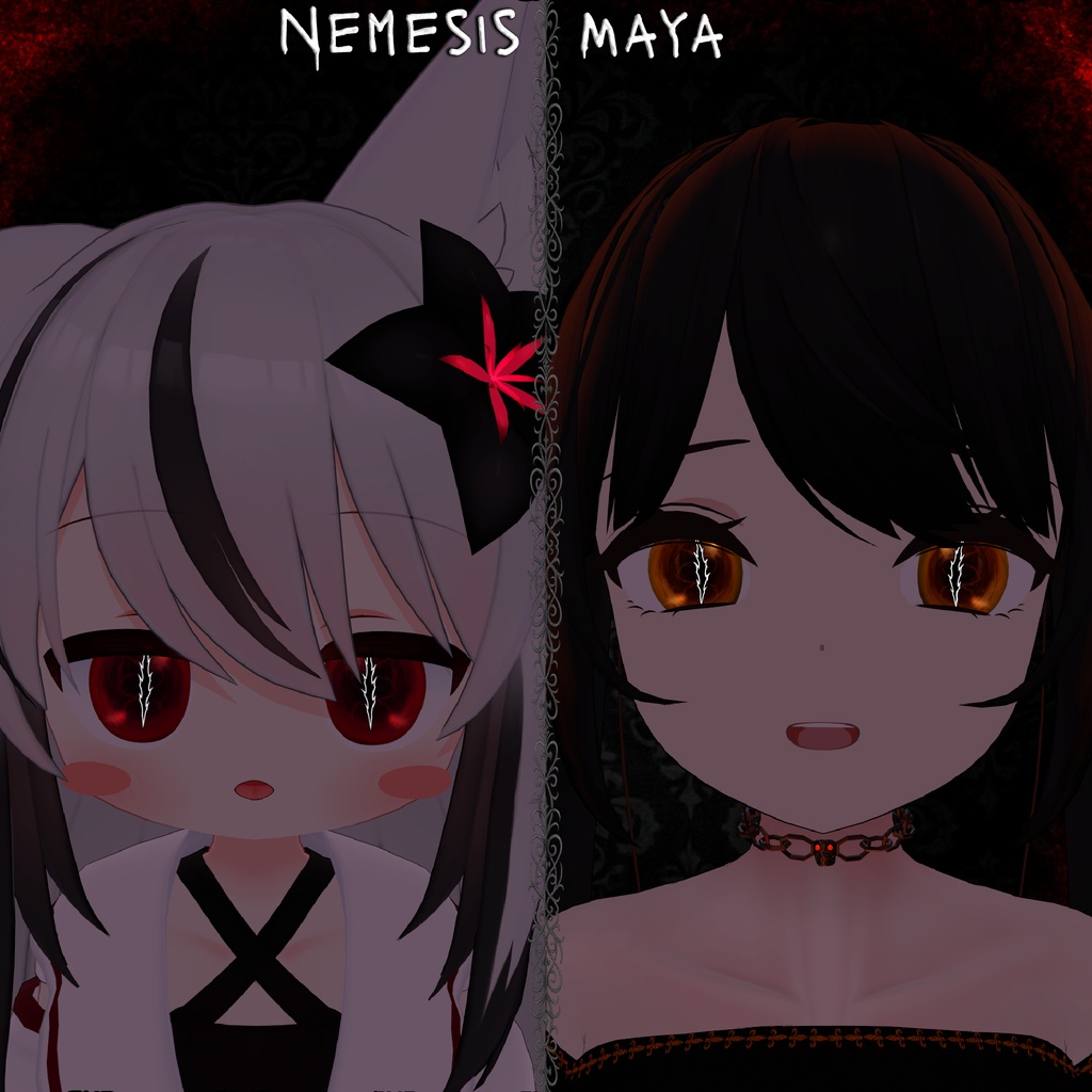 Abyssal Vision ♥ VRChat 瞳テクスチャ ♥ 19アバター対応 ♥ Eye Texture