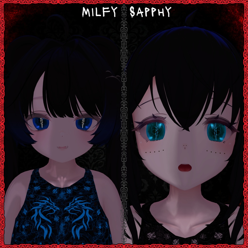 Abyssal Vision ♥ VRChat 瞳テクスチャ ♥ 19アバター対応