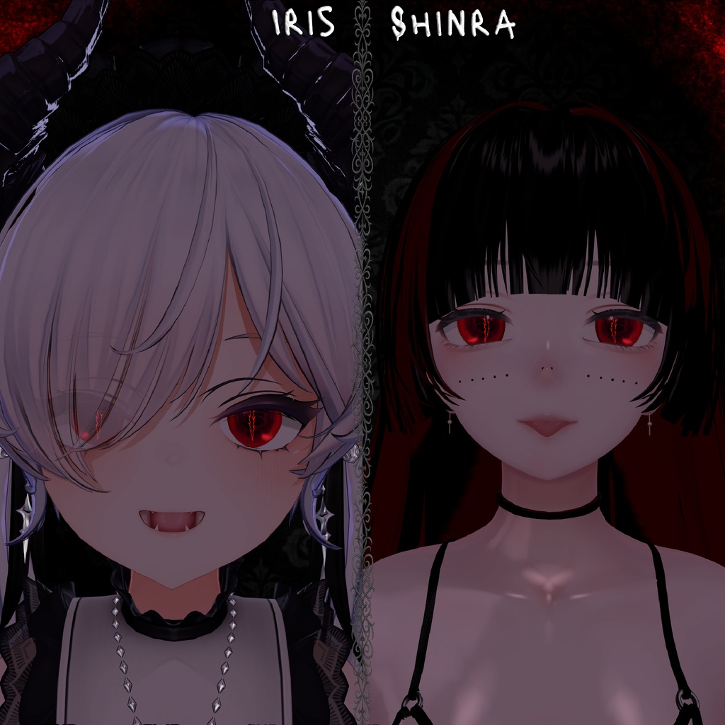 Abyssal Vision ♥ VRChat 瞳テクスチャ ♥ 19アバター対応 ♥ Eye Texture