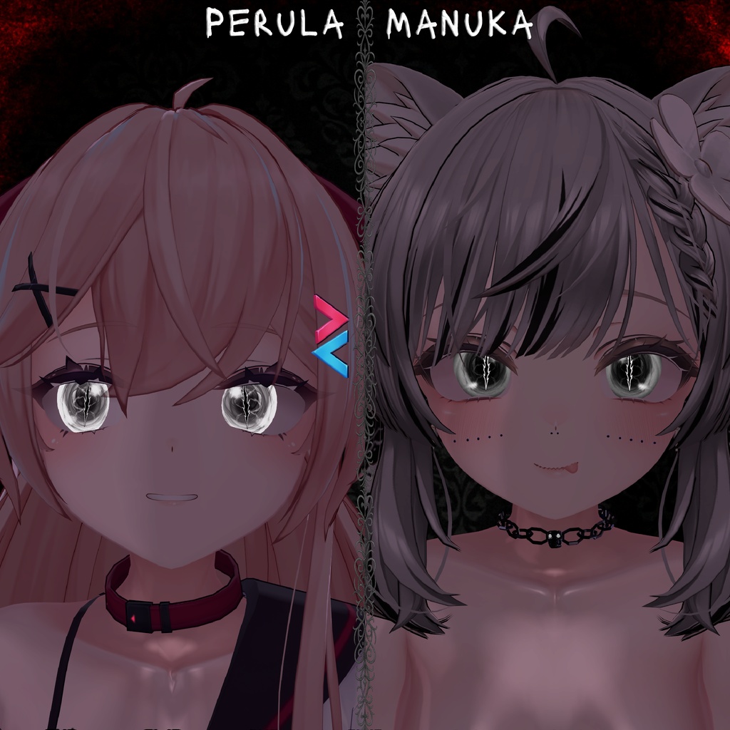 Abyssal Vision ♥ VRChat 瞳テクスチャ ♥ 19アバター対応 ♥ Eye Texture