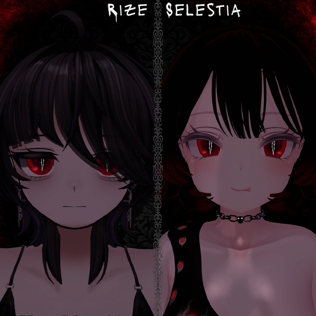 Abyssal Vision ♥ VRChat 瞳テクスチャ ♥ 19アバター対応 ♥ Eye Texture