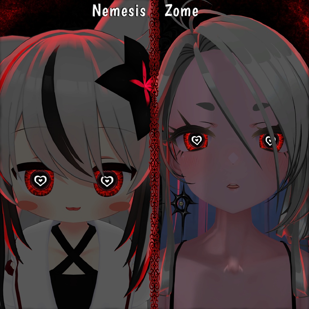 Lovestruck Vision ♥ VRChat 瞳テクスチャ ♥ 19アバター対応 ♥ Eye Texture