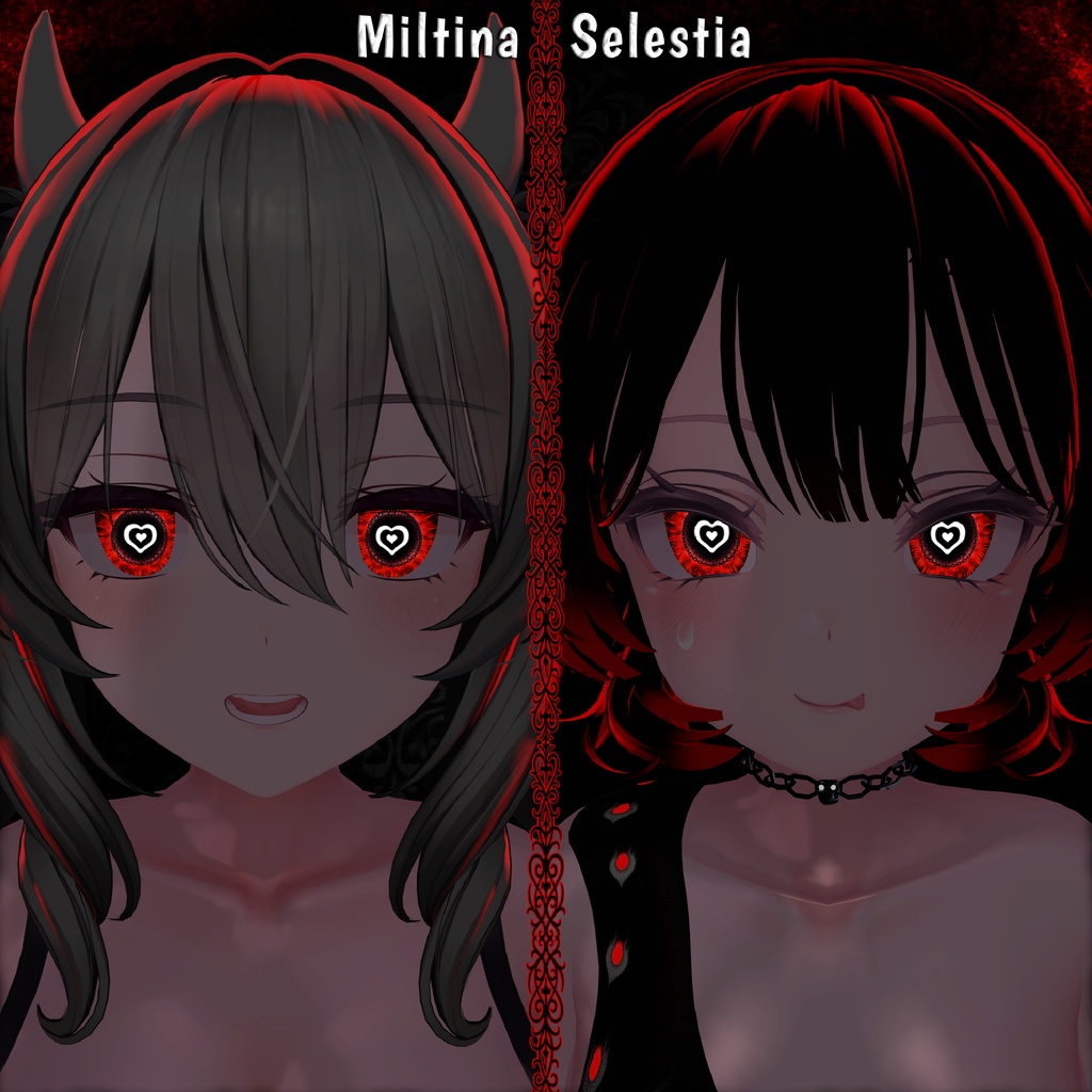 Lovestruck Vision ♥ VRChat 瞳テクスチャ ♥ 19アバター対応 ♥ Eye Texture
