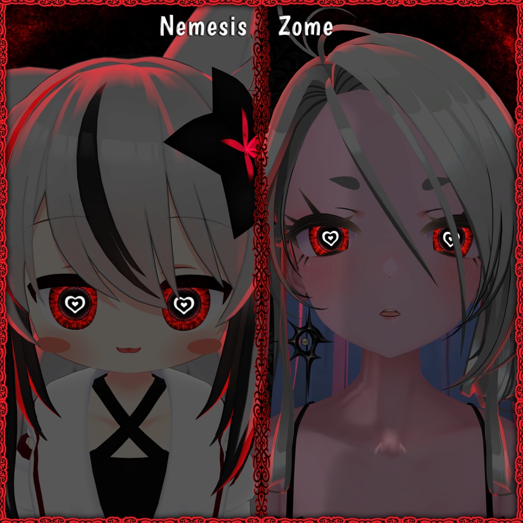 Lovestruck Vision ♥ VRChat 瞳テクスチャ ♥ 19アバター対応