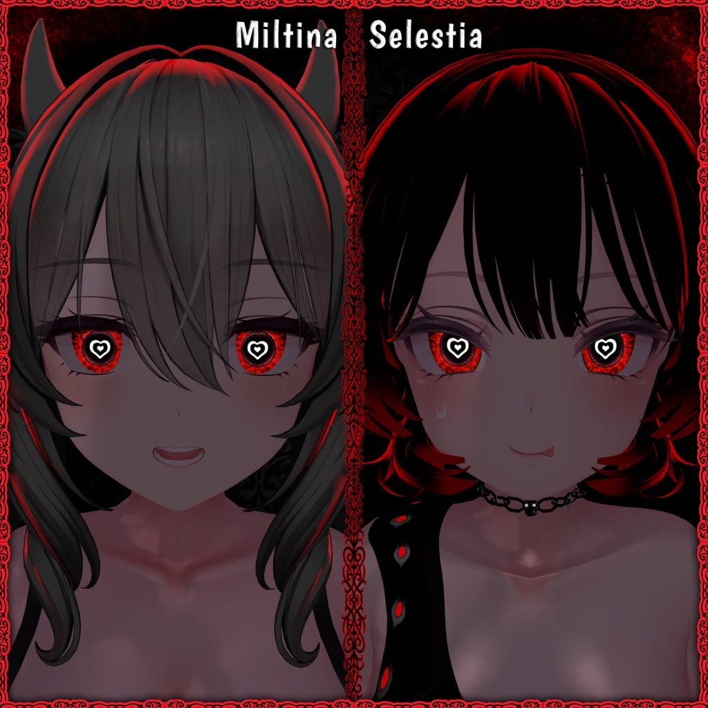 Lovestruck Vision ♥ VRChat 瞳テクスチャ ♥ 19アバター対応