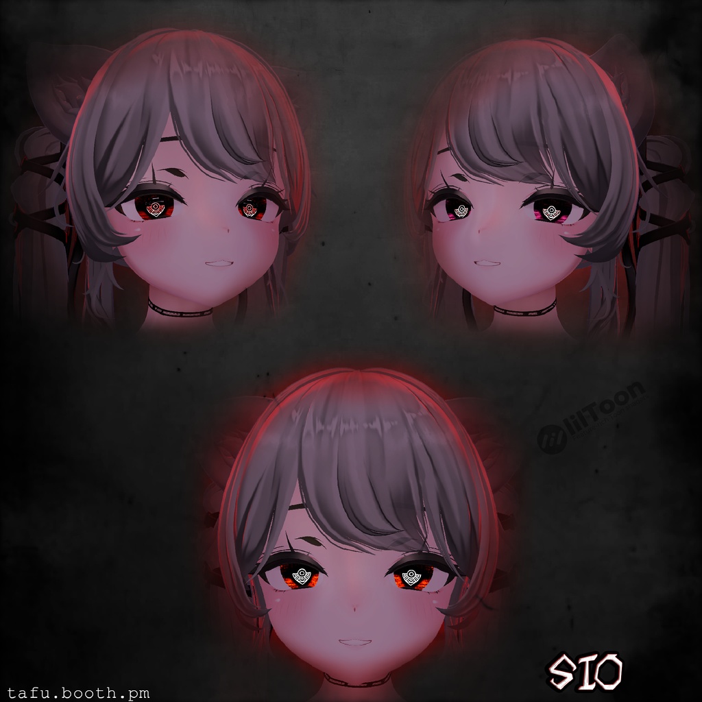 Bloodlink Vision ♥ VRChat 瞳テクスチャ ♥ 15 アバター対応 ♥ Eye Texture