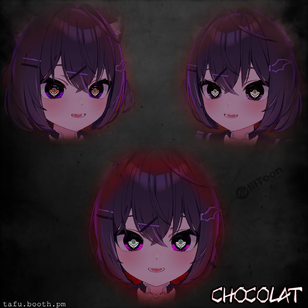 Bloodlink Vision ♥ VRChat 瞳テクスチャ ♥ 15 アバター対応 ♥ Eye Texture