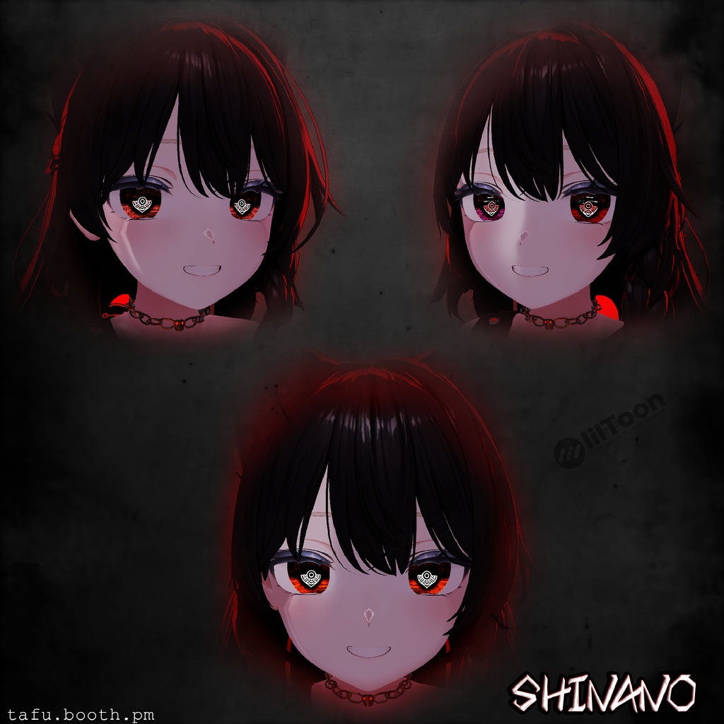 Bloodlink Vision ♥ VRChat 瞳テクスチャ ♥ 15 アバター対応 ♥ Eye Texture