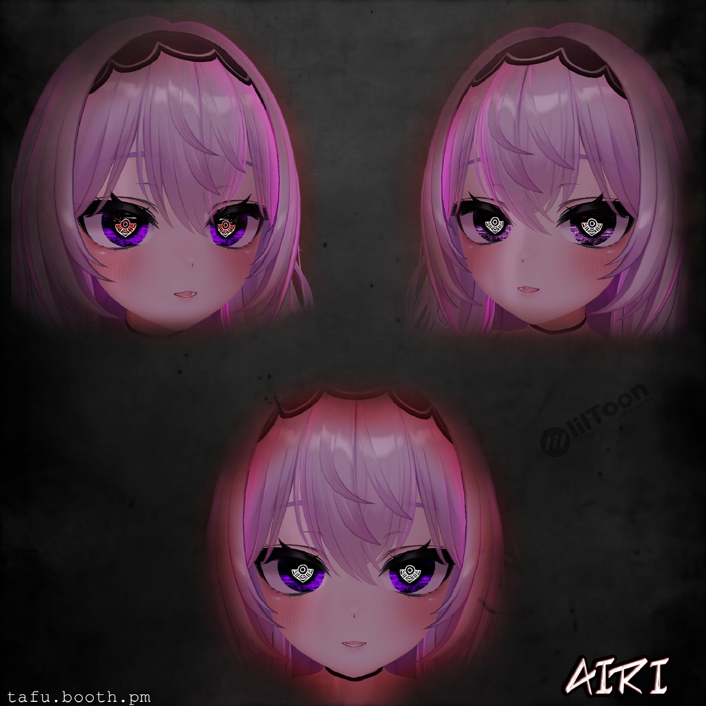 Bloodlink Vision ♥ VRChat 瞳テクスチャ ♥ 15 アバター対応 ♥ Eye Texture