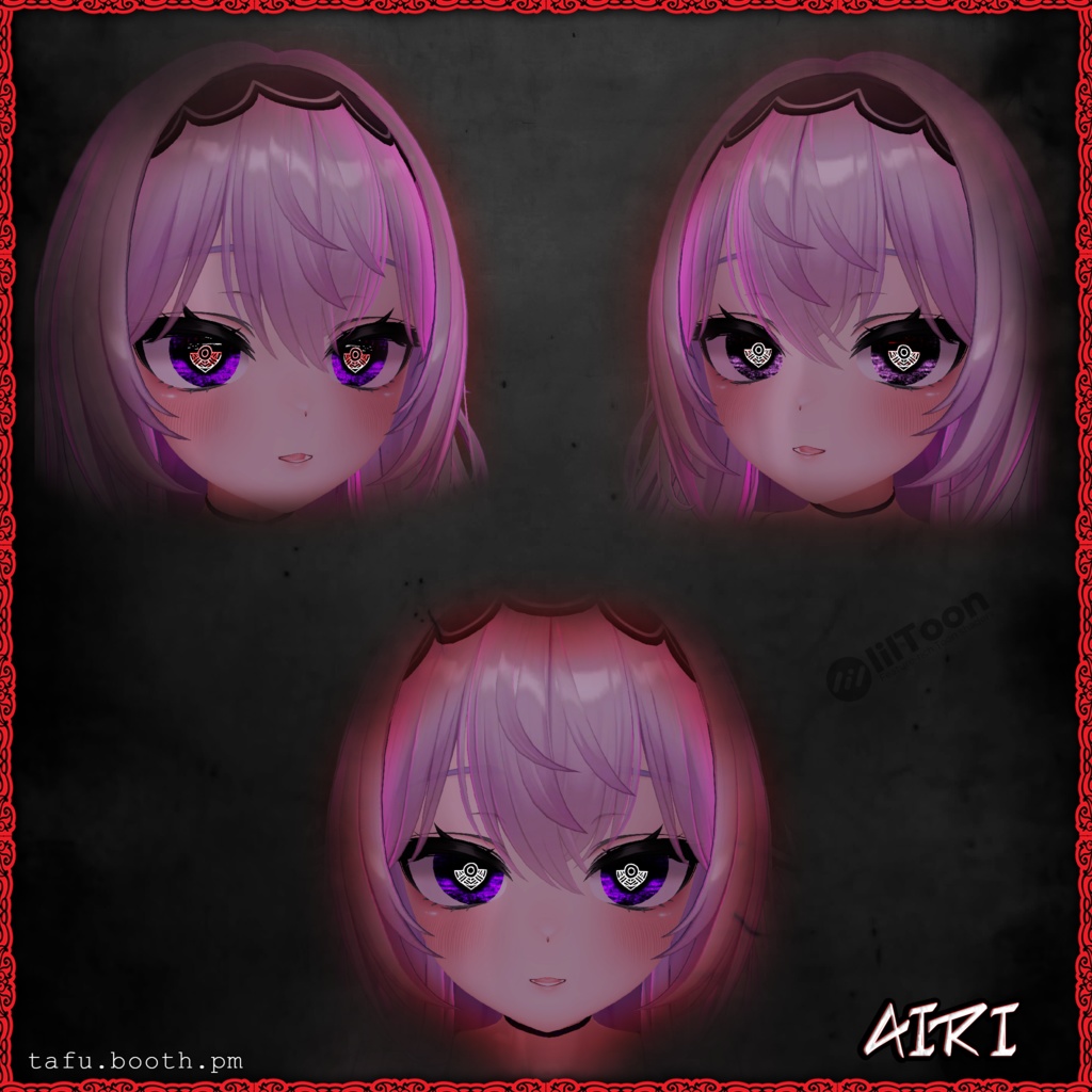 Bloodlink Vision ♥ VRChat 瞳テクスチャ ♥ 15 アバター対応 ♥ Eye Texture