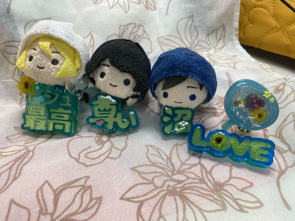 推し色レジンブロック