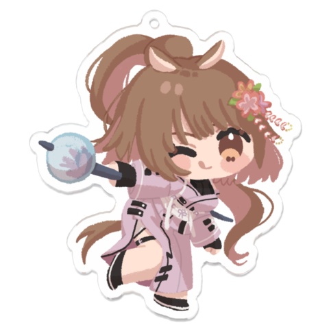 桜馬トウカSDアクリルキーホルダー