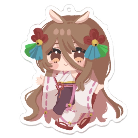 桜馬トウカSDアクリルキーホルダー