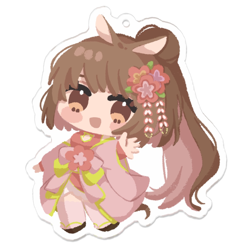 桜馬トウカSDアクリルキーホルダー