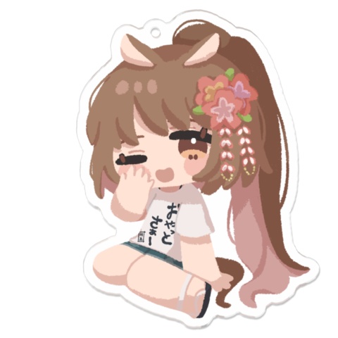 桜馬トウカSDアクリルキーホルダー