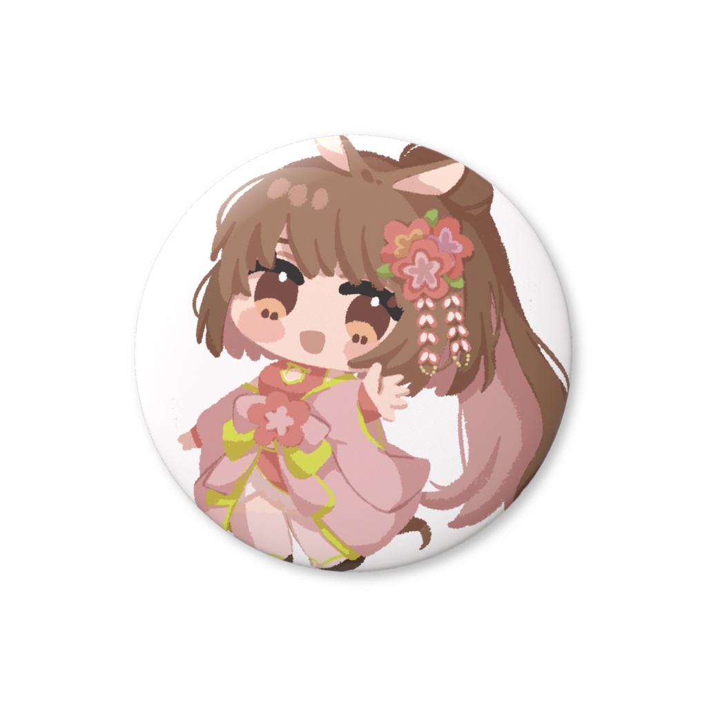 桜馬トウカSD缶バッジ