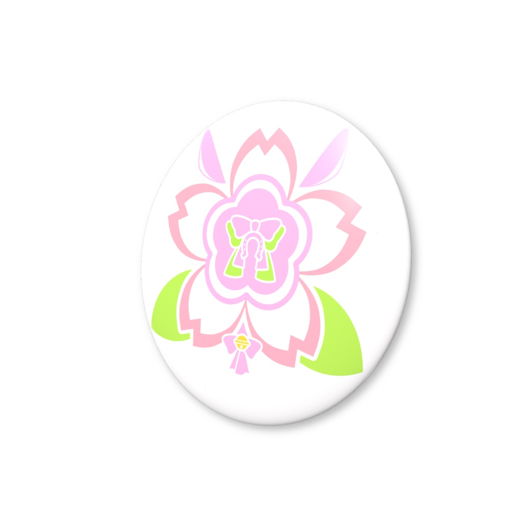 桜馬組缶バッジ