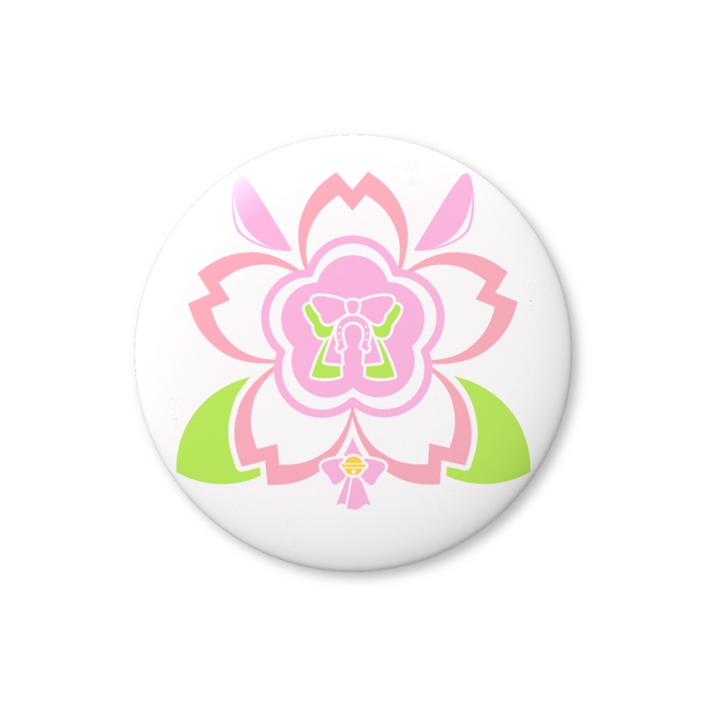 桜馬組缶バッジ