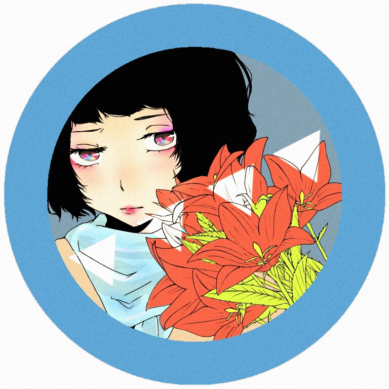 花と少女 "キキョウ"