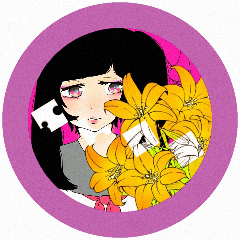 花と少女 "ユリ"