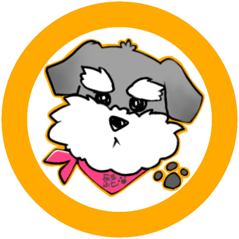 犬バッチ(ミニシュナ)