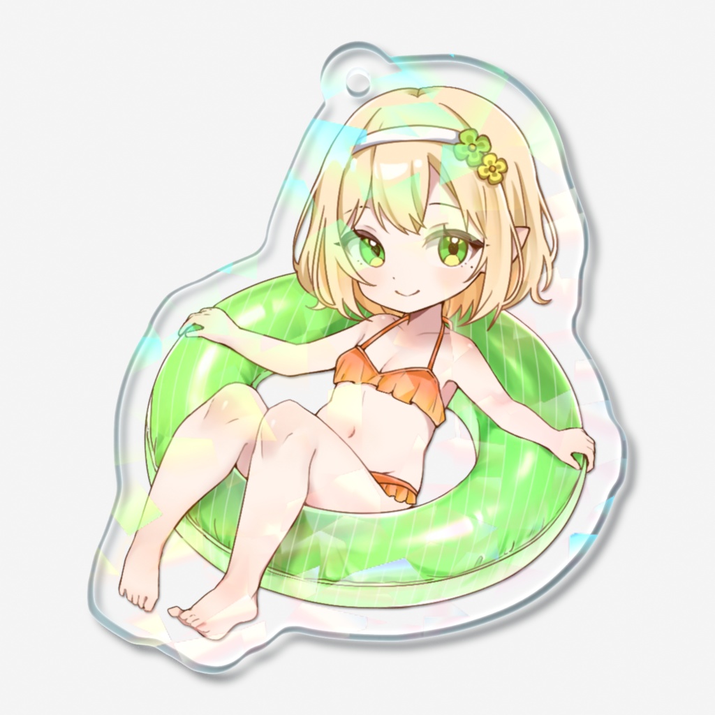 【再販9/20まで】水着ふぁしぃキーホルダー