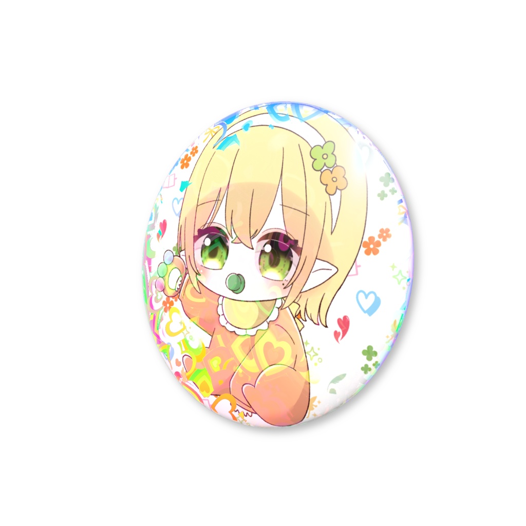 バブ化ふぁしぃ缶バッチ