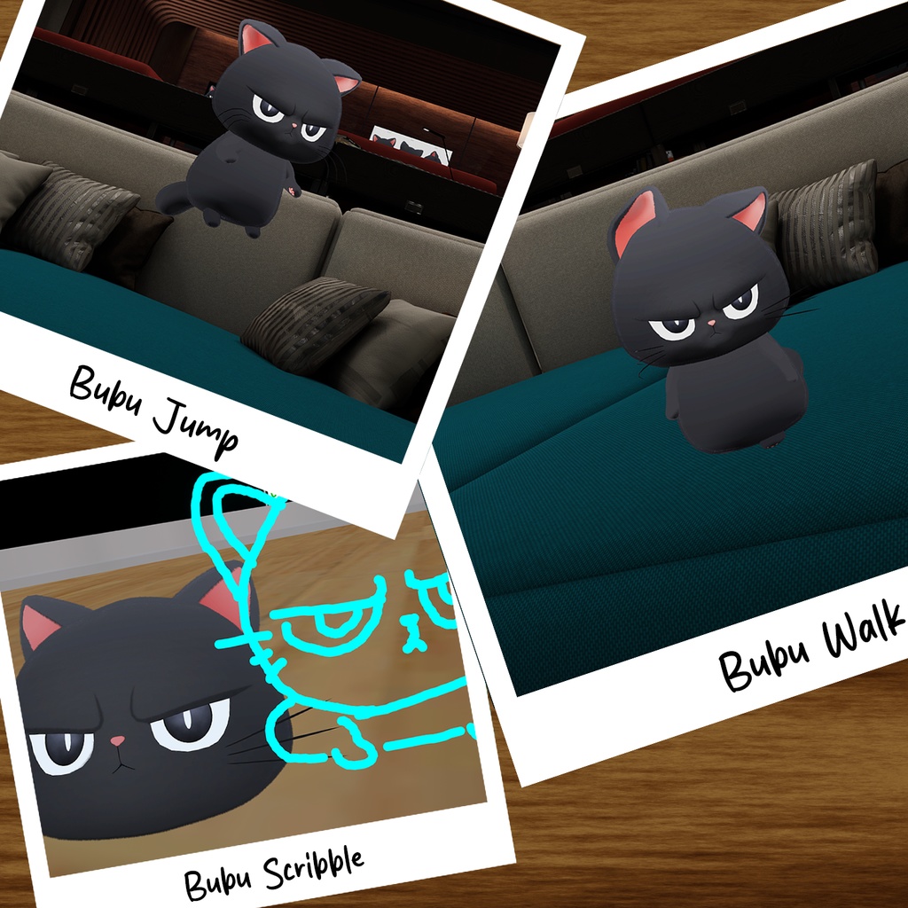 オリジナル3Dモデル「ブブ」