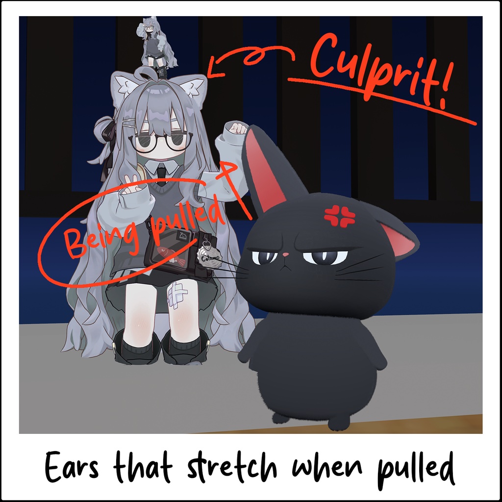 オリジナル3Dモデル「ブブ」