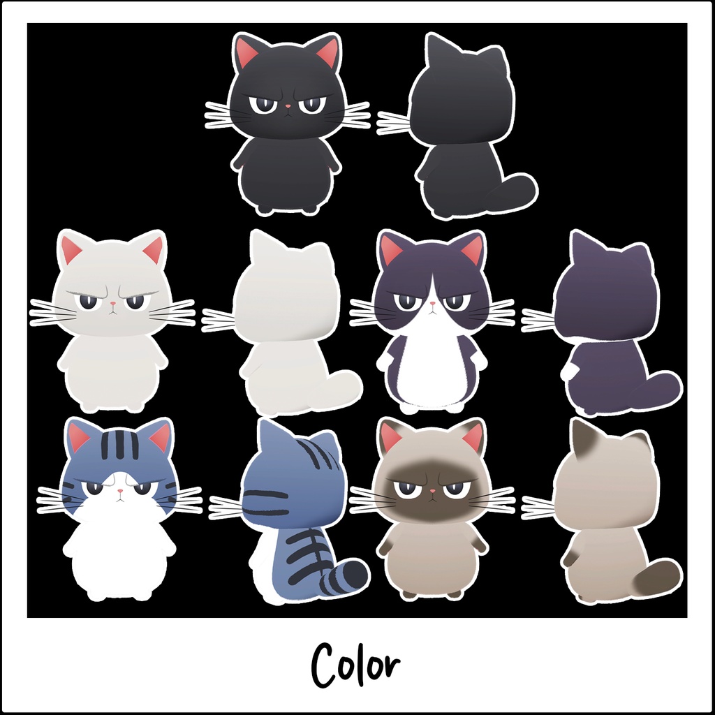 オリジナル3Dモデル「ブブ」