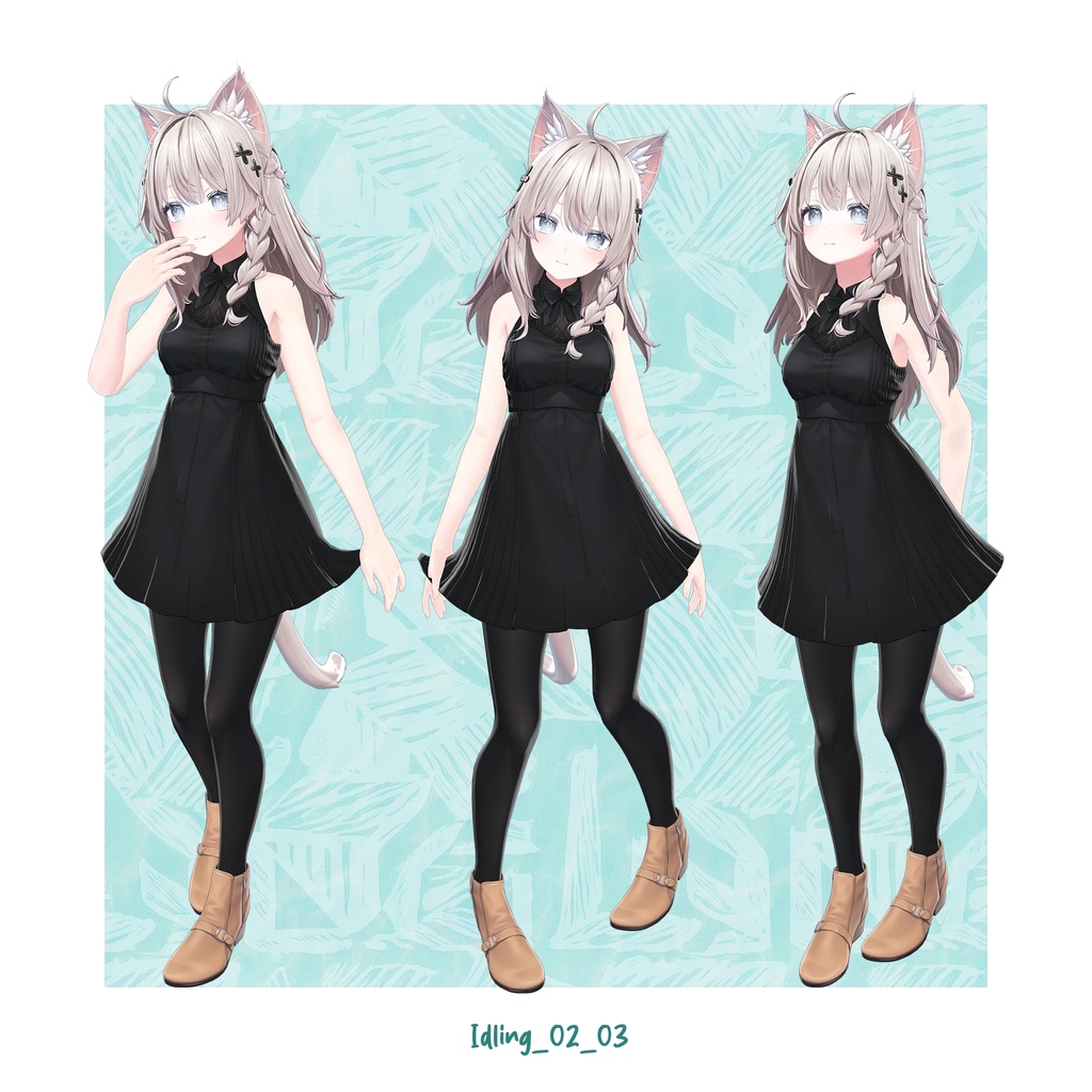 アイドリングポーズアニメーション02