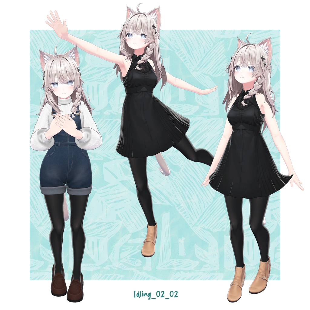 アイドリングポーズアニメーション02