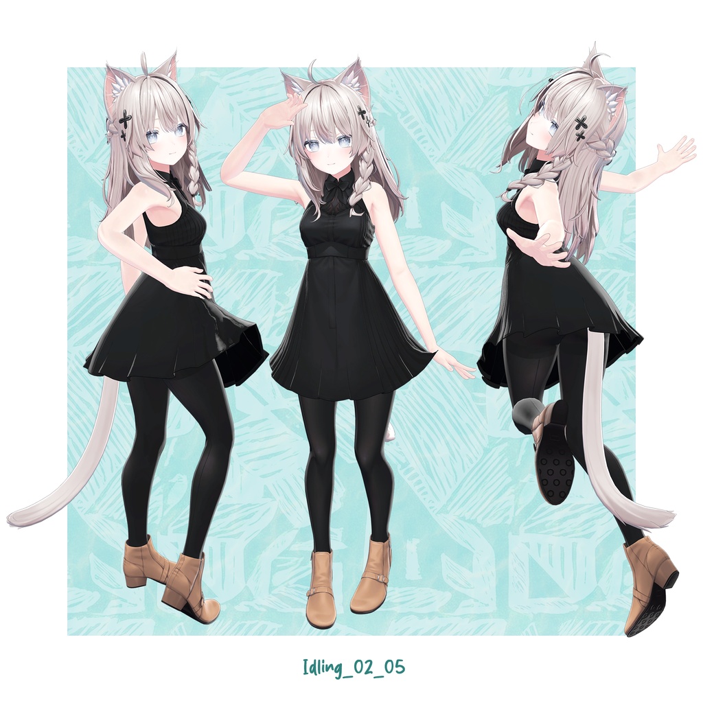 アイドリングポーズアニメーション02