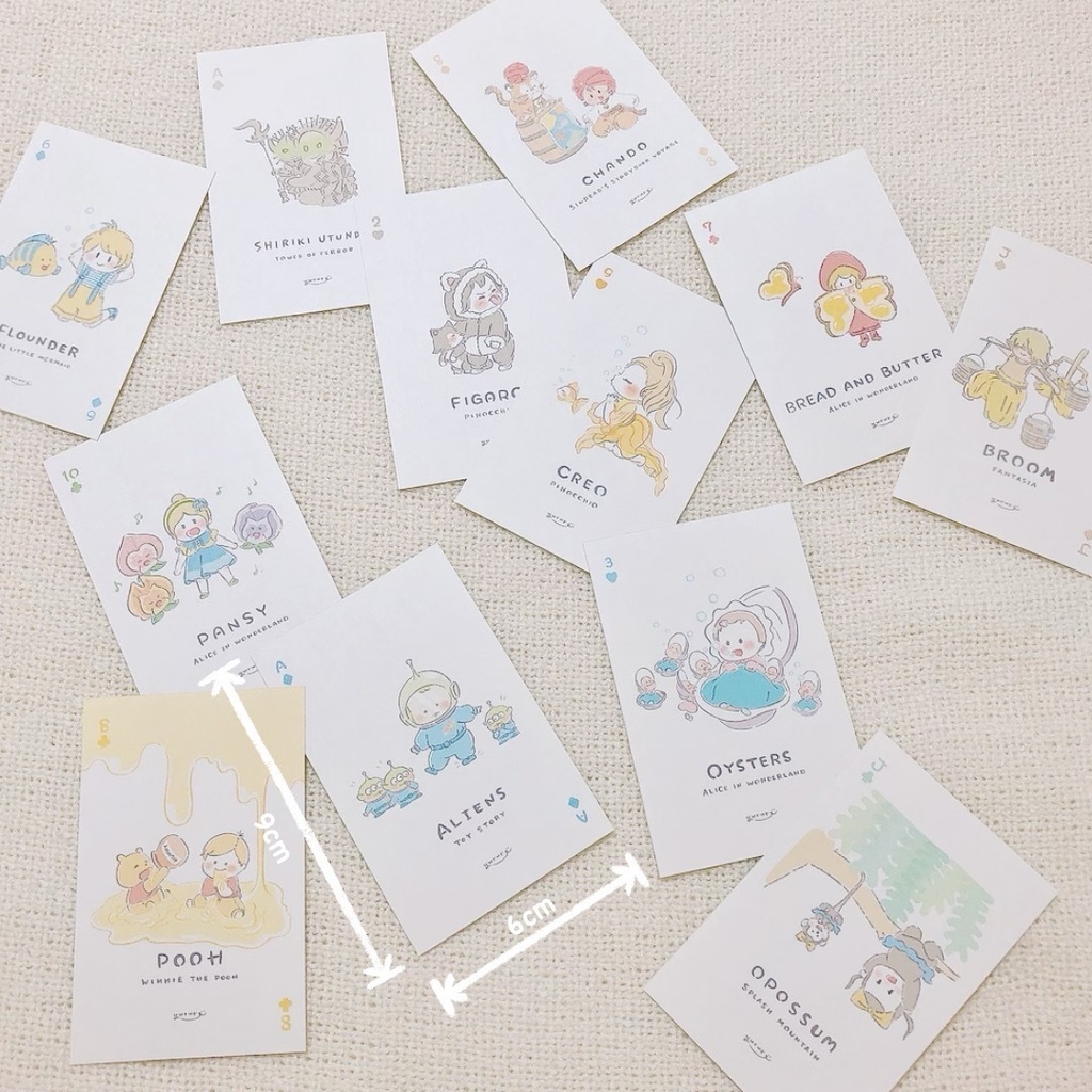 【ディズニー】擬人化トランプシール