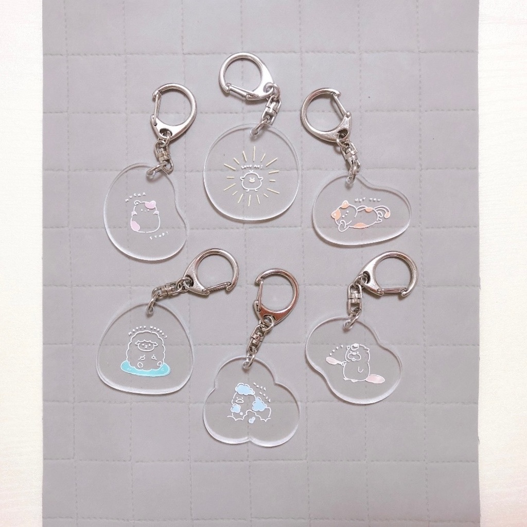 どうぶつ アクリルキーホルダー