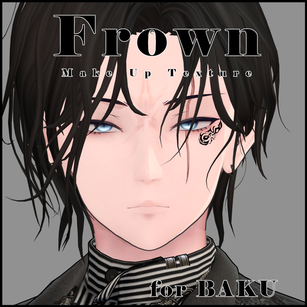 【獏専用】Frown Make Up Texture