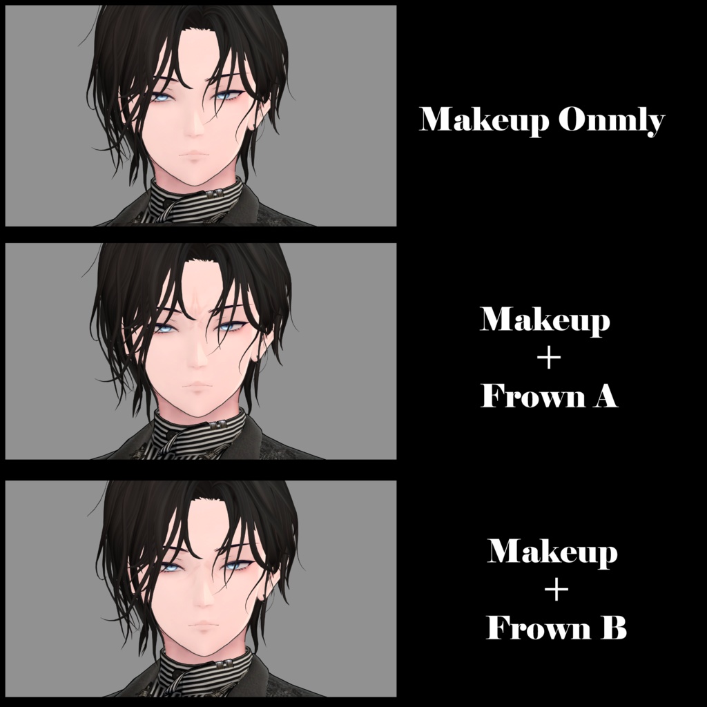 【獏専用】Frown Make Up Texture