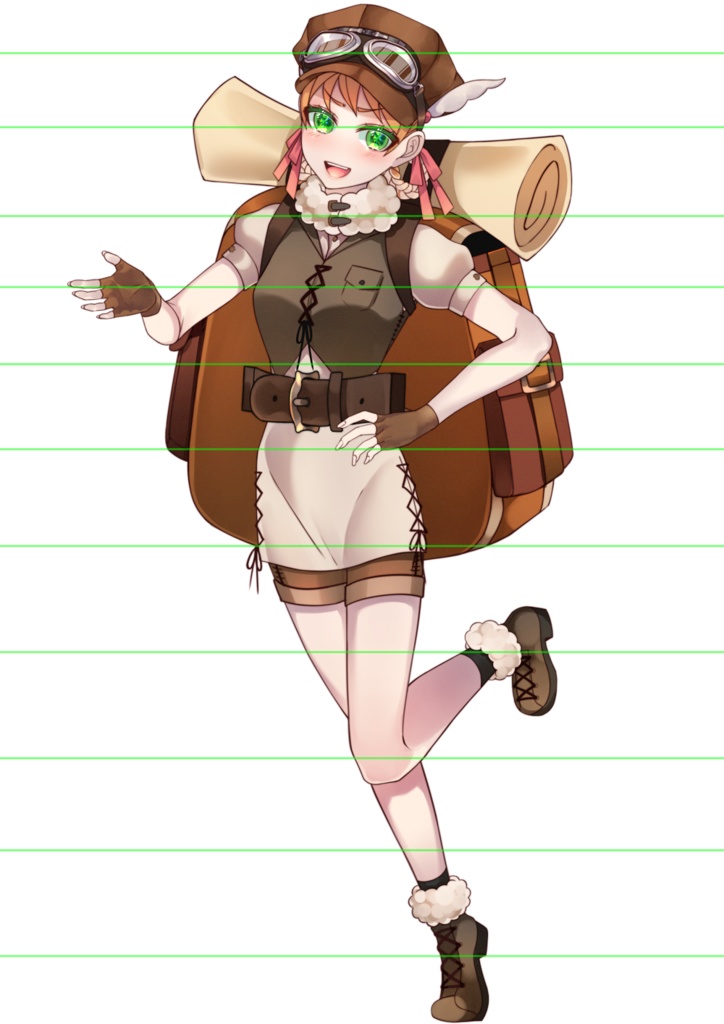 商人風立ち絵素材